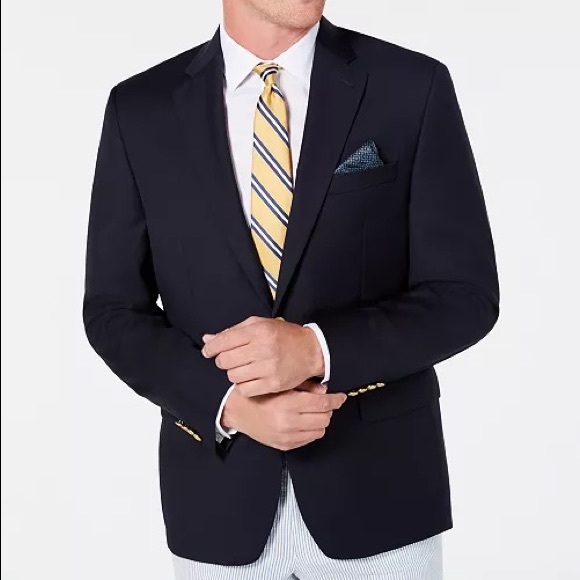 Ralph Lauren - Men's Classic-Fit UltraFlex Stretch Wool Solid Blazer - Picture 2 of 4